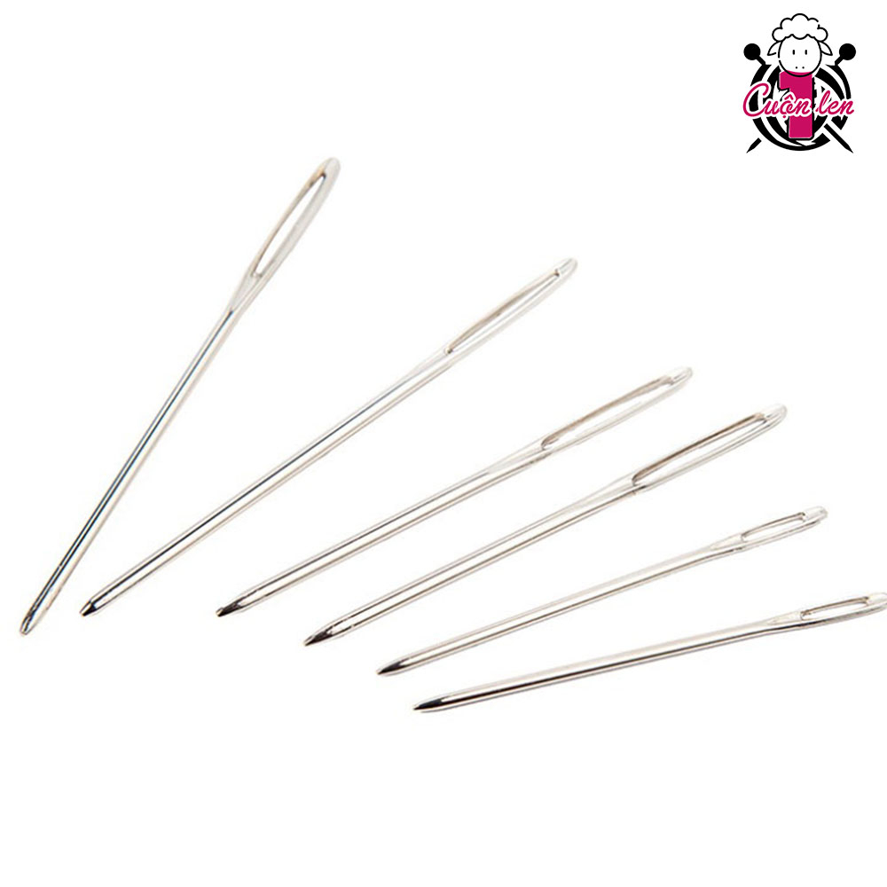Kim khâu len, giấu len thừa, ráp thú bông cao cấp - 1 CUỘN LEN