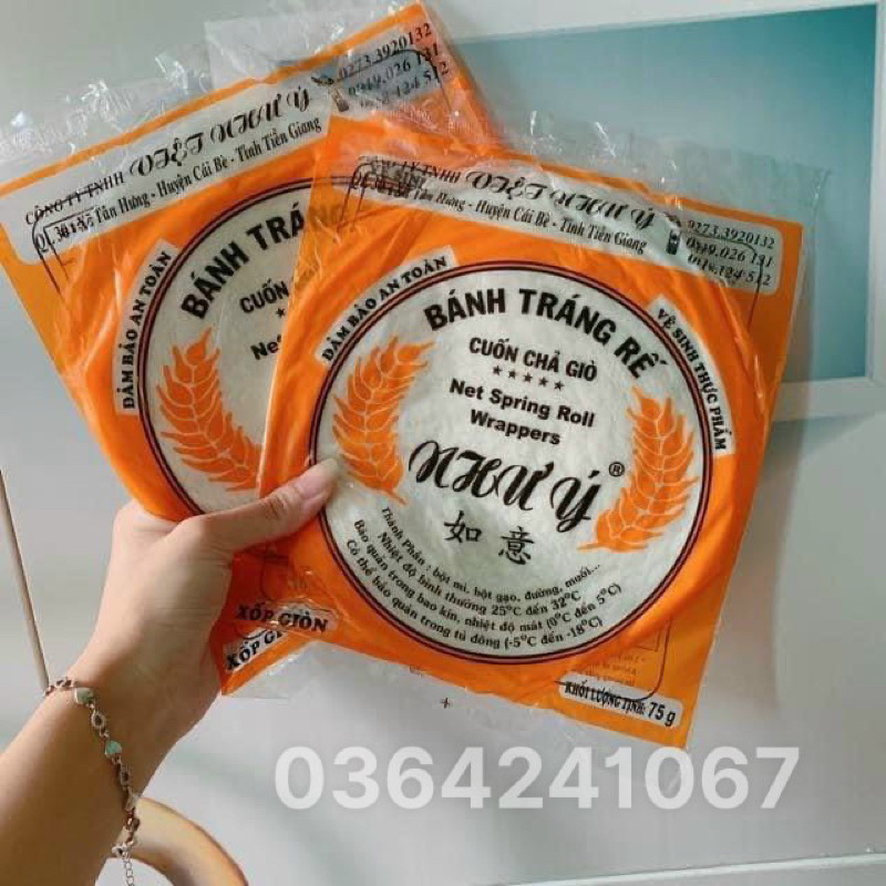 Bánh tráng rế  cuốn chả giò combo 10 gói