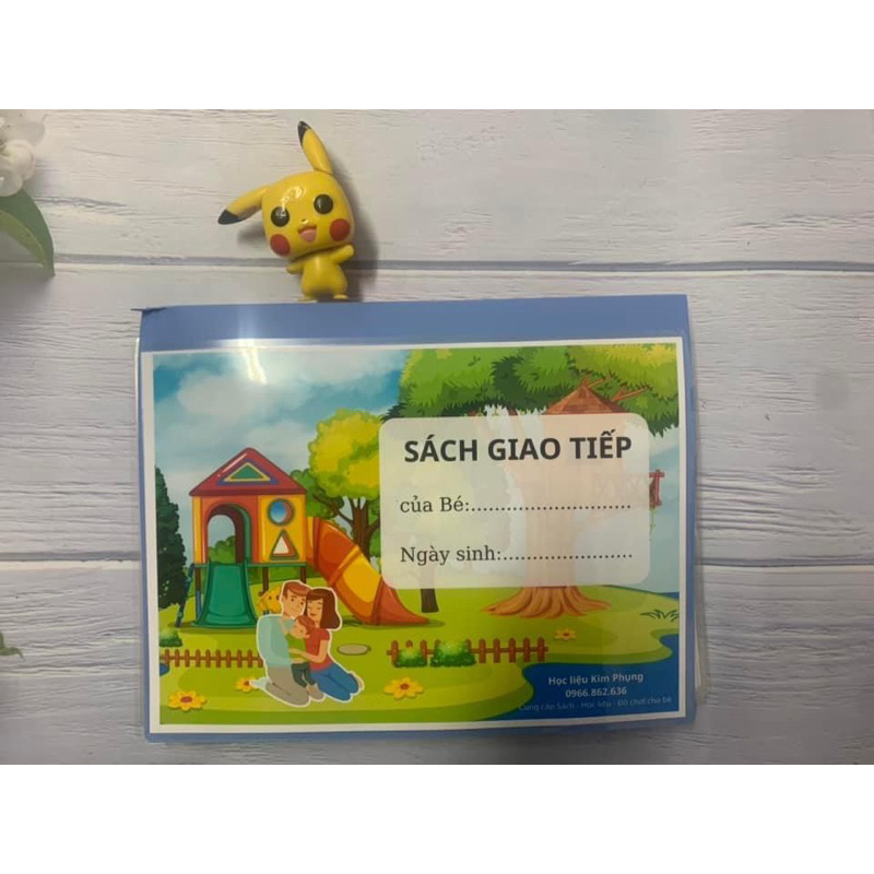 📙Học liệu giao tiếp pecs Autismshop