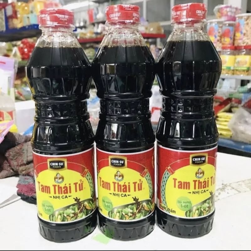 Combo 3 chai nước tương Tam thái tử đệ nhị loại 500ml hạng đến tháng 2024