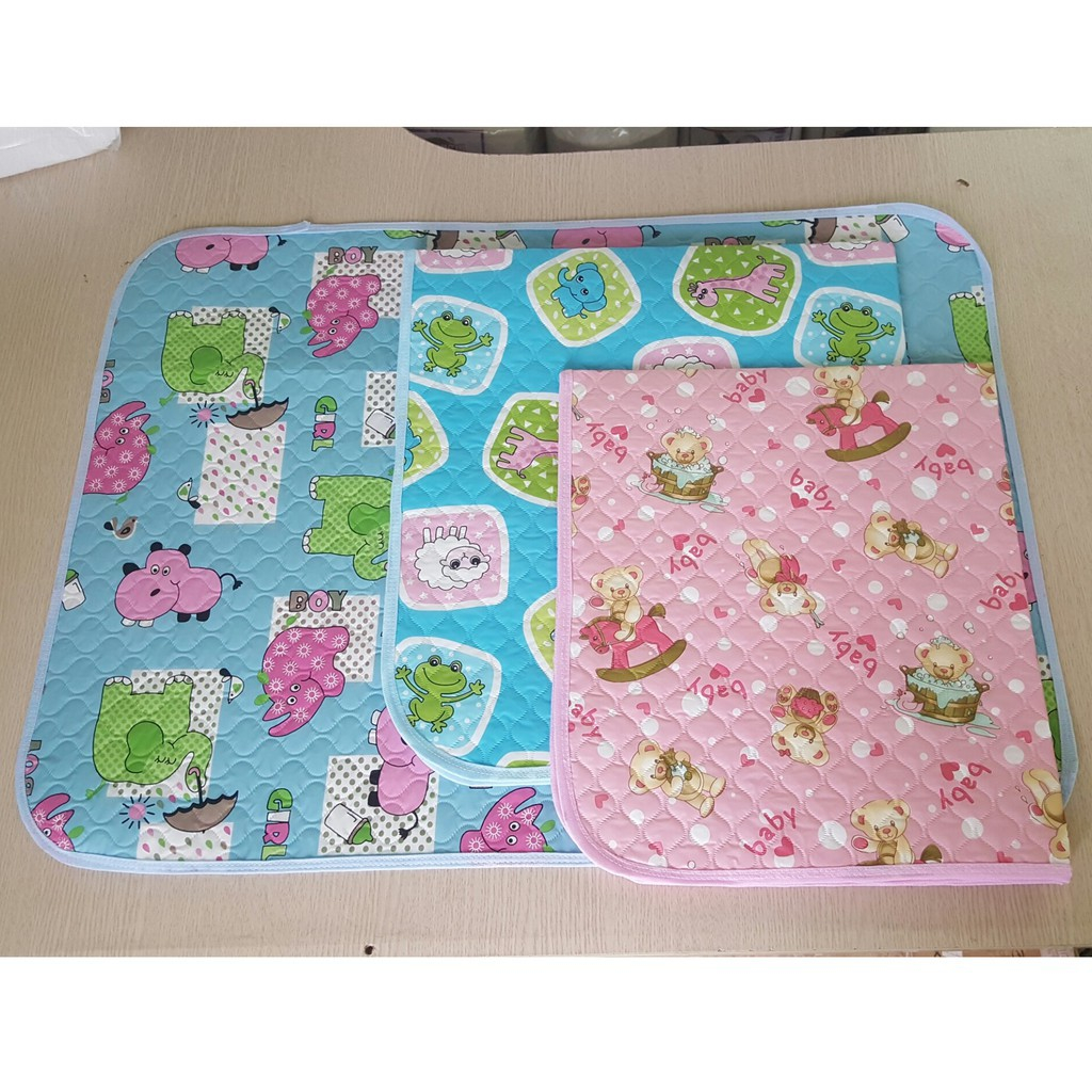 Chiếu nhựa chống thấm loại to 55 x 70cm cho bé sơ sinh BQSHOP