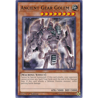 Thẻ bài yugioh - tcg - ancient gear golem / led2-en034 '