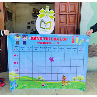 Bảng thi đua in bạt Khổ A0