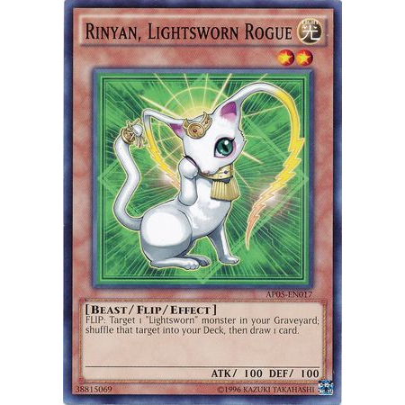 Thẻ bài Yugioh - TCG - Rinyan, Lightsworn Rogue / AP05-EN017 '