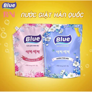 Nước giặt blue hàn quốc 2000ml, hương nước hoa, hương thảo mộc, lựa chọn tuyệt vời cho gia đình bạn