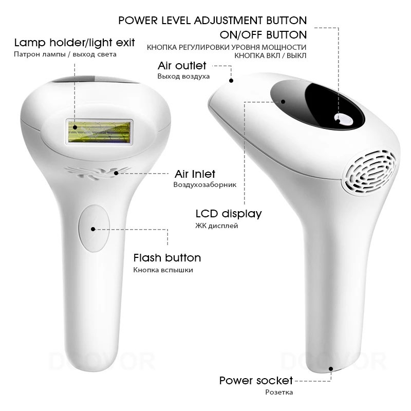 Máy Triệt Lông Laser IPL | Máy Triệt Lông Vĩnh Viễn Mini Cầm Tay