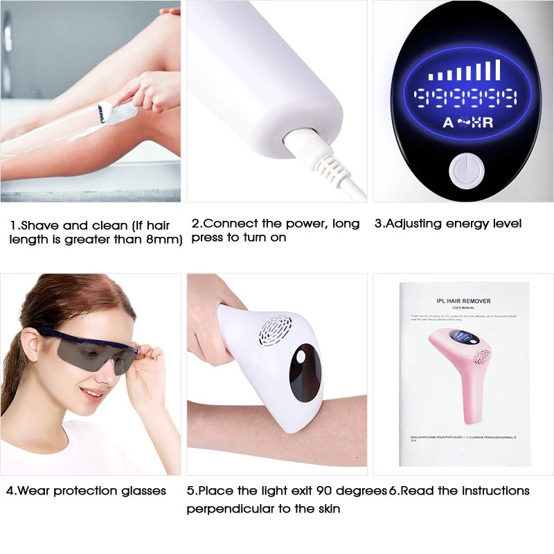Máy Triệt Lông Laser IPL | Máy Triệt Lông Vĩnh Viễn Mini Cầm Tay