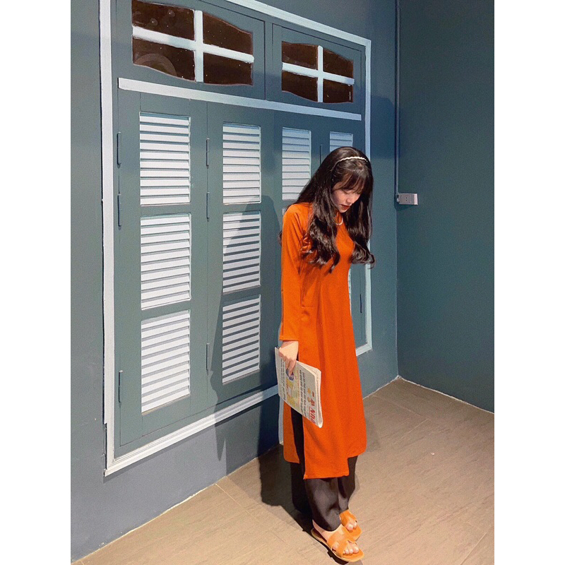 Pass set áo dài cam 🍊
