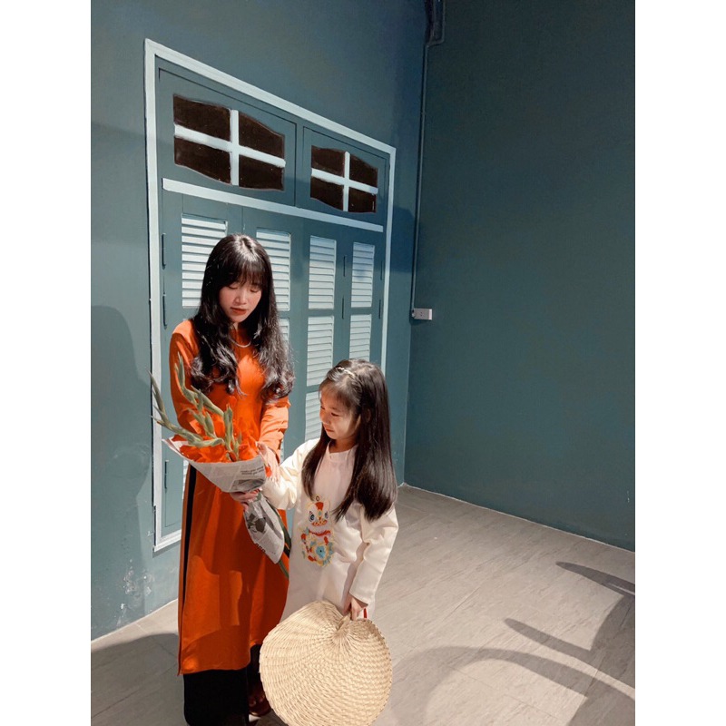 Pass set áo dài cam 🍊