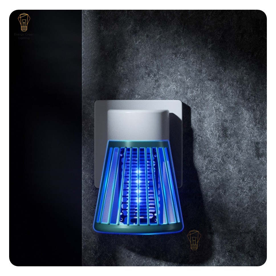 Đèn Bắt Muỗi Kiêm Đèn Ngủ Energy Green Lighting DGS-222 - Ánh Sáng Xanh Thu Hút Muỗi - Diệt Muỗi Nhanh Chóng - An Toàn
