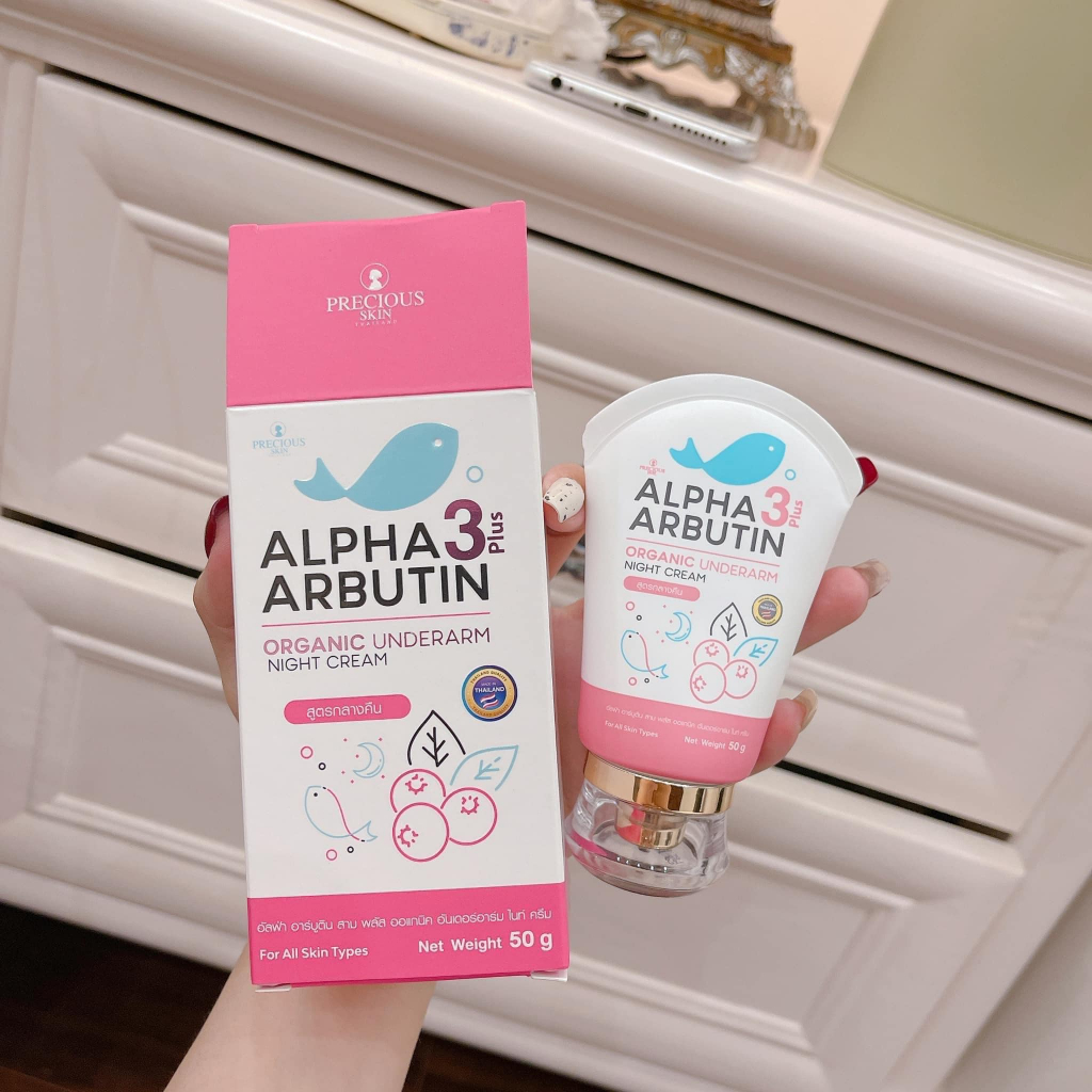 Kem Dưỡng Sáng Vùng Da Dưới Cánh Tay Alpha Arbutin Organic Underarm Night Cream - 50g
