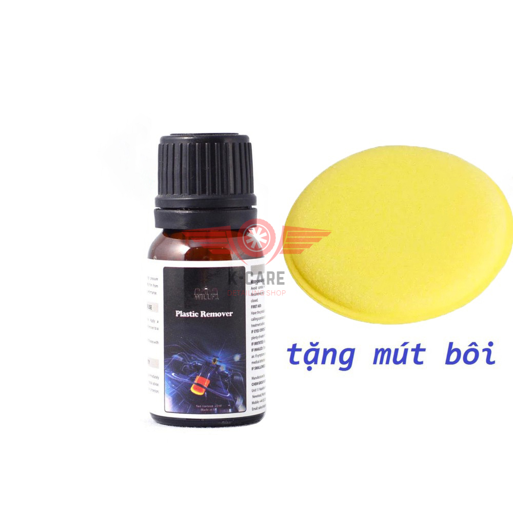 Phục hồi nhựa nhám, đánh bóng nhựa nhám xe ô tô, xe máy làm mới vỏ xe, taplo chính hãng chai 10ml hiệu quả lâu dài Kcare