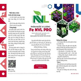 Phân nước fe nvl pro