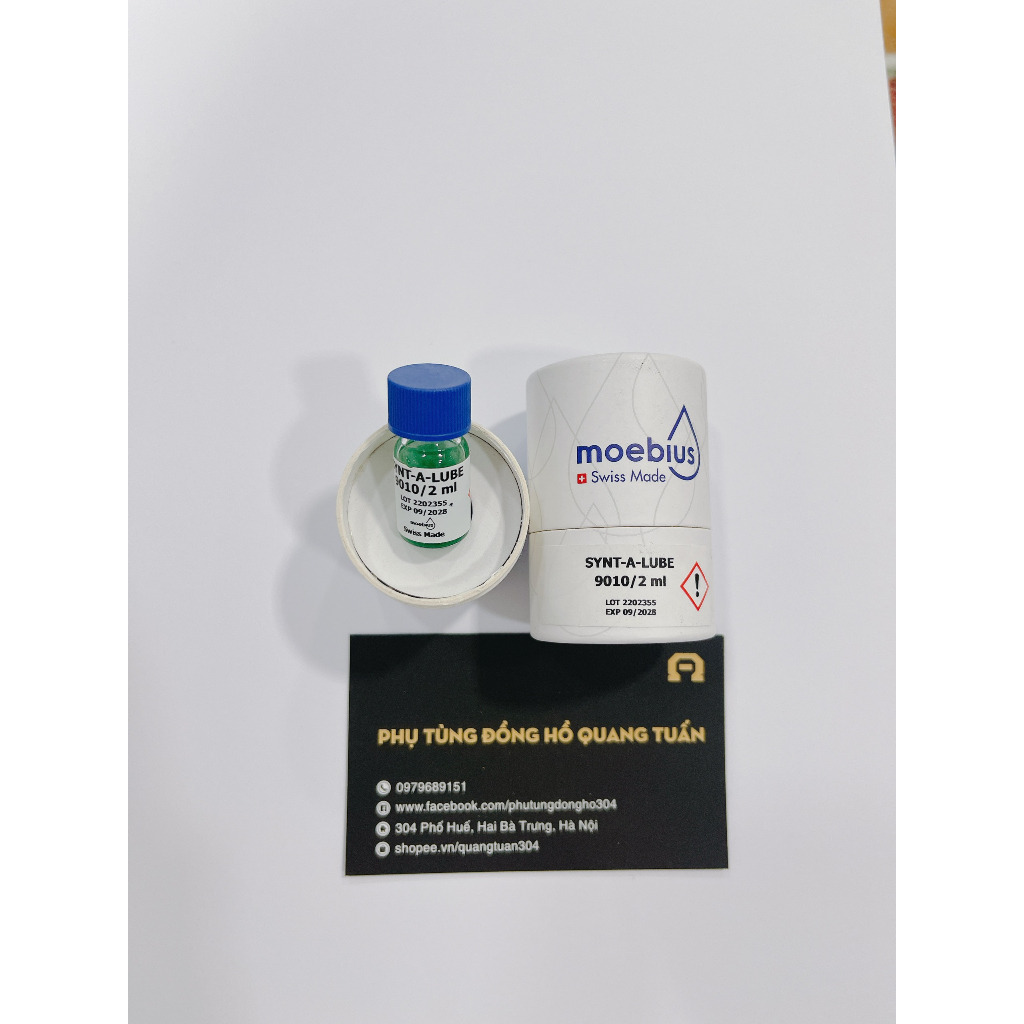 Dầu tra máy đồng hồ đa dụng moebius 9010 chai 2ml