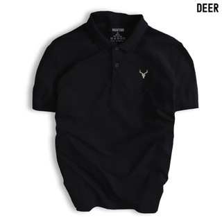 Áo thun Polo nam DEER tay ngắn BASIC CVC vải cá sấu co dãn 4 chiều - POLOUTFIT