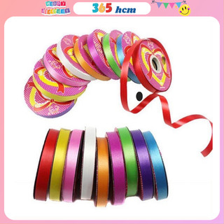 Dây ruy băng nhựa buộc bóng bản 1cm dài 22 mét