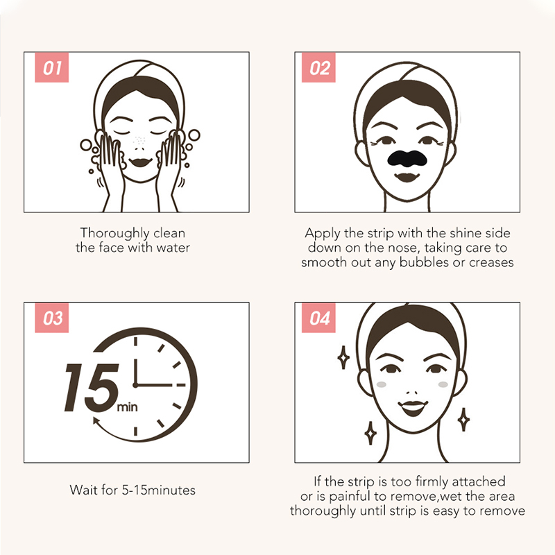Miếng dán mũi lột mụn đầu đen làm sạch sâu lỗ chân lông