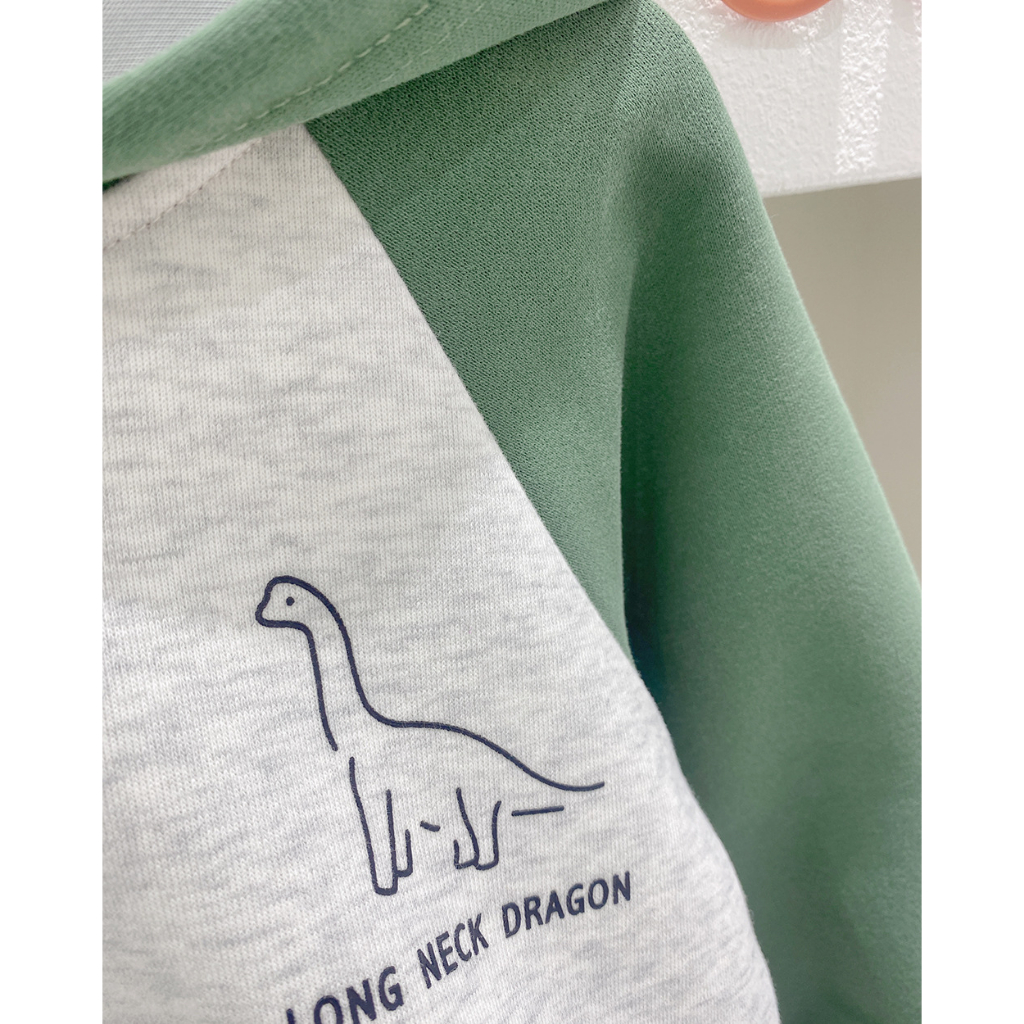 Áo khoác bé trai mùa hè hãng KACADY họa tiết khủng long đáng yêu