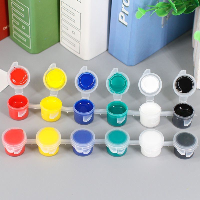 VỈ 8 - 12 MÀU ACRYLIC TÔ TƯỢNG kèm CỌ VẼ