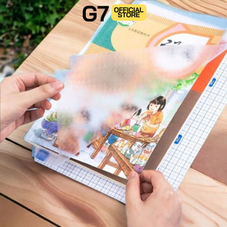 Set 10 bọc sách vở decal trong suốt