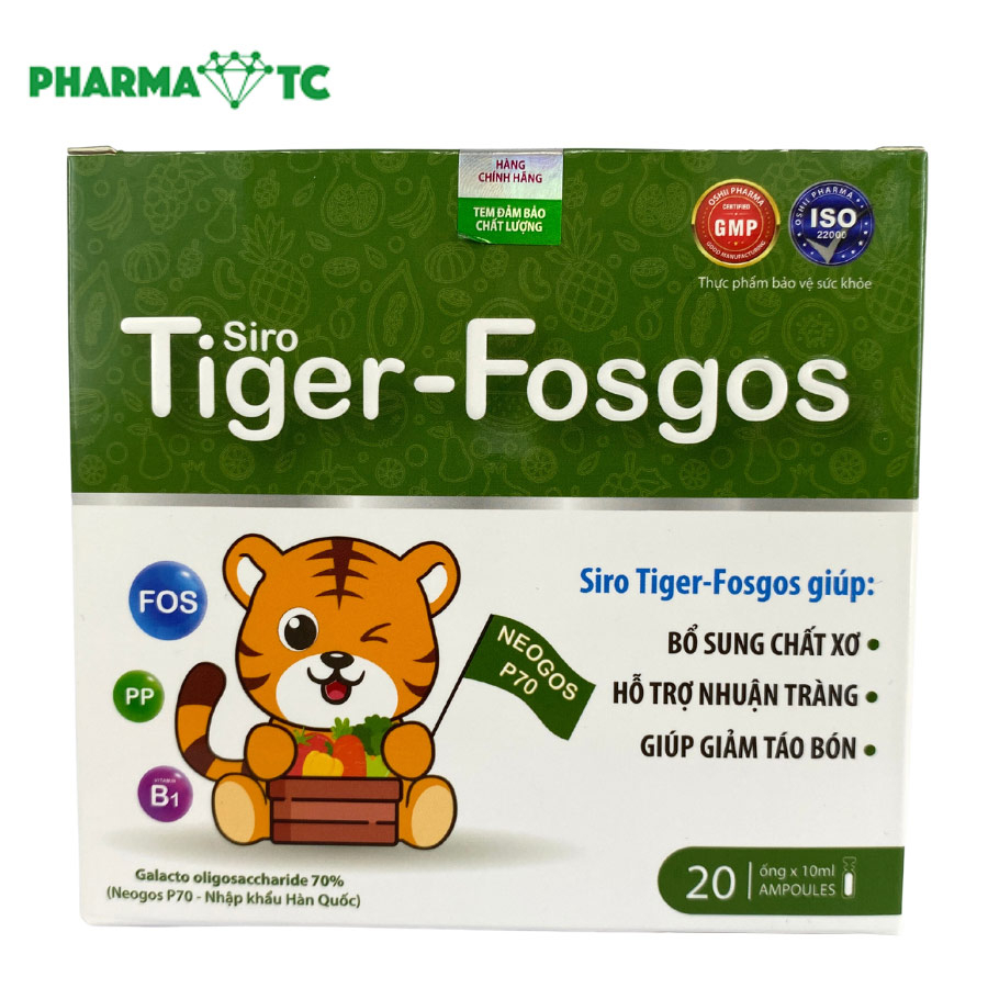 Siro Tiger Fosgos Bổ Sung Chất Xơ, Giảm Táo Bón Cho Trẻ Từ 1 Tuổi