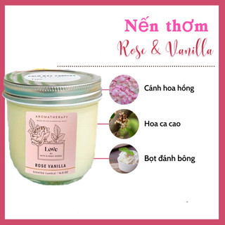 Nến thơm tinh dầu thiên nhiên 3 tầng hương cao cấp