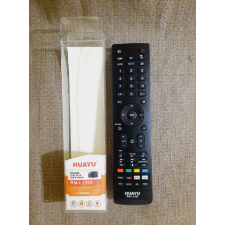 ĐIỀU KHIỂN TIVI TOSHIBA RM-L1392 ĐA NĂNG DÙNG CHO TIVI TOSHIBA LCD/LED/SMART TIVI- HÀNG TỐT TẶNG KÈM PIN