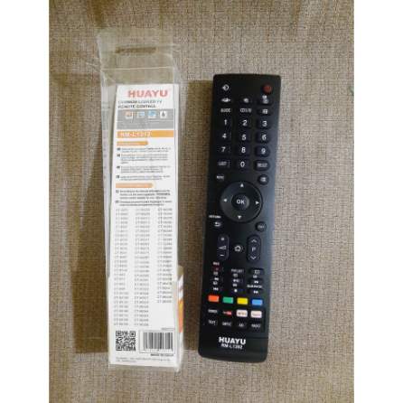 ĐIỀU KHIỂN TIVI TOSHIBA RM-L1392 ĐA NĂNG DÙNG CHO TIVI TOSHIBA LCD/LED/SMART TIVI- HÀNG TỐT TẶNG KÈM PIN