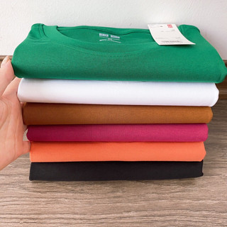 Áo thun nữ cổ tròn uni chất borip mát mịn