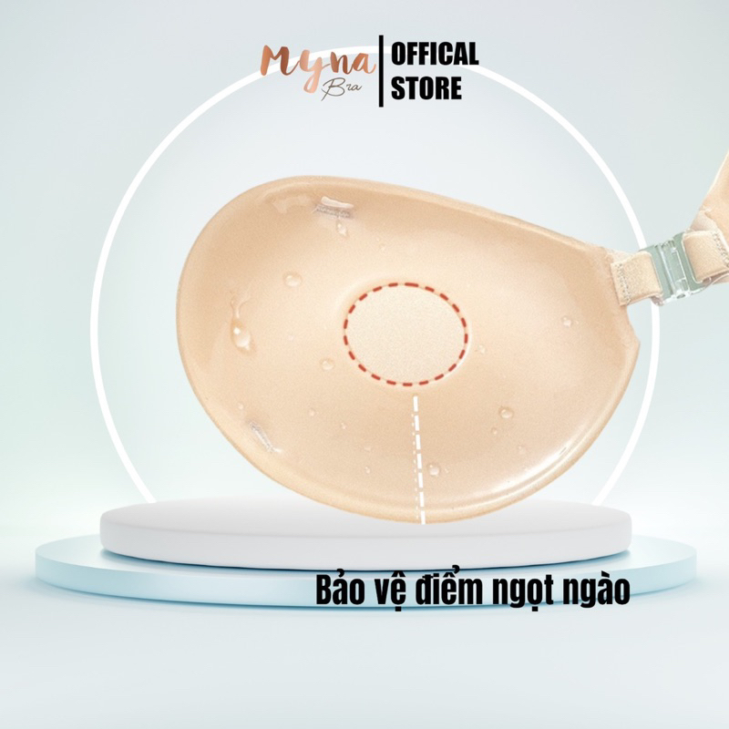 Áo dán nâng ngực đệm dày 6cm Myna Bra: Pk95