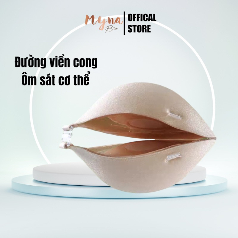 Áo dán nâng ngực đệm dày 6cm Myna Bra: Pk95
