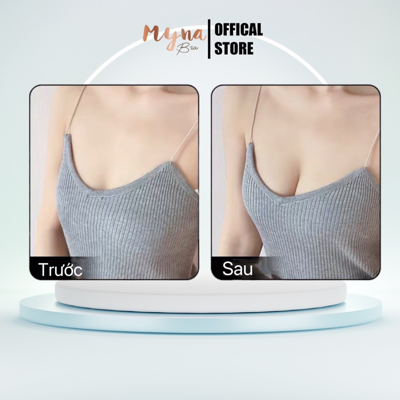 Áo dán nâng ngực đệm dày 6cm Myna Bra: Pk95