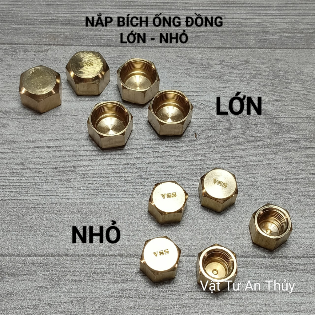 nút bịt ống đồng VSS, nút bít- nắp bích ống đồng zen 8-17