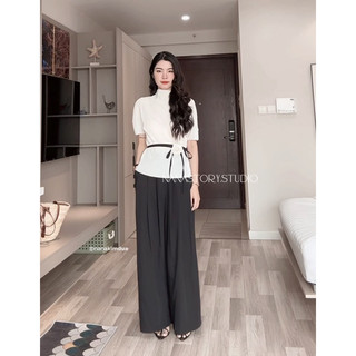Áo Thun Dập Ly Nana Story Thun Lụa Hàn 2023