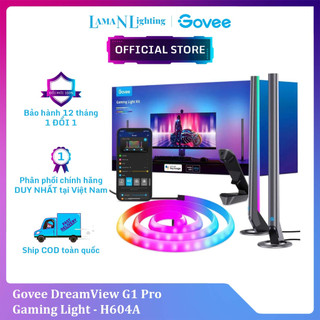 Bộ dây đèn led gắn sau màn và thanh đèn led rgbic govee dreamview g1 pro gaming light h604a