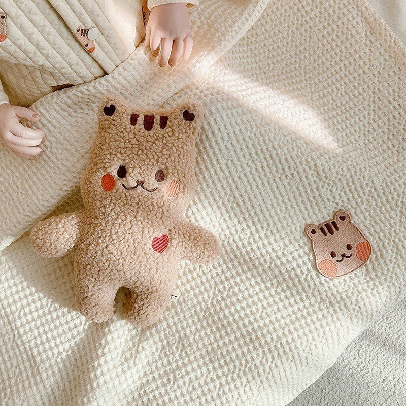 Chăn lưới Hàn Quốc, chăn đắp điều hòa cho bé thoáng khí , họa tiết dễ thương