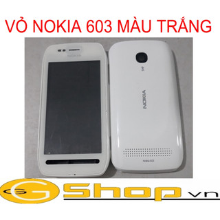 Vỏ nokia 603 màu trắng