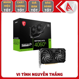  Vga card màn hình MSI RTX 4060 TI 8GB Ventus 2X OC 