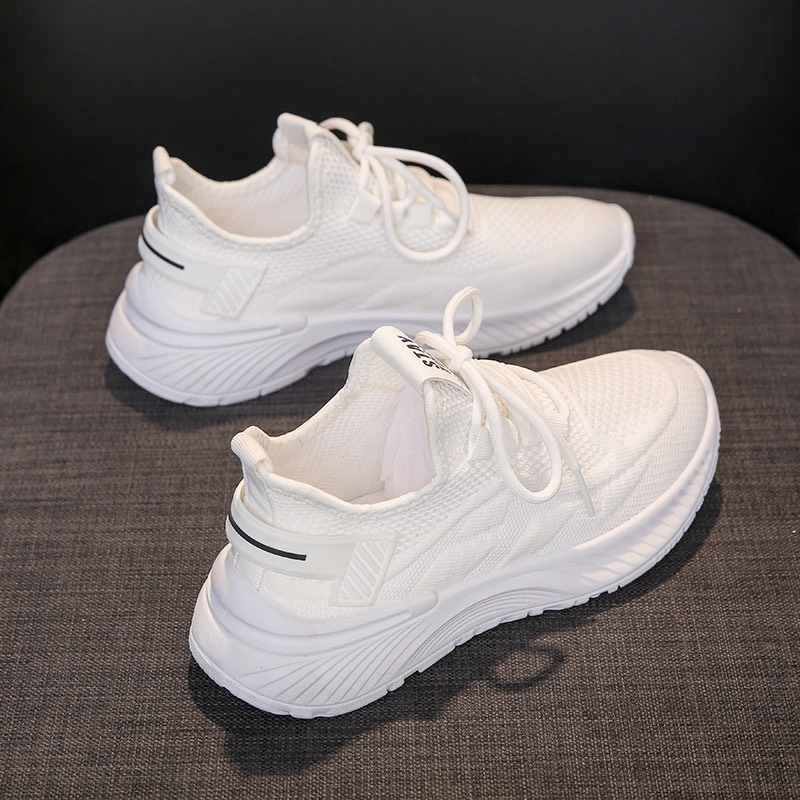 Giày Thể Thao Nữ Dệt Lưới Thông Thoáng 3cm-TT216