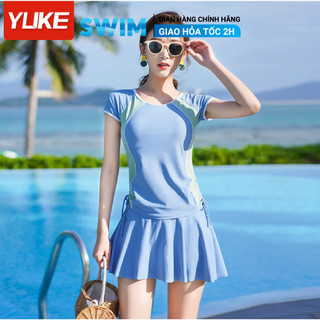 Bộ đồ bơi nữ ylike bộ bơi nữ cộc tay