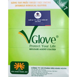 Găng tay phẫu thuật tiệt trùng Vglove - Găng tay tiệt trùng Vglove