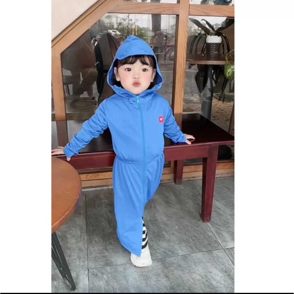Aó chống nắng dài trẻ em,Áo nắng dài thân cho bé tặng kèm khẩu trang siêu kute chất liệu vải thông khí mát tránh nắng