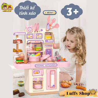 Luffi Đồ chơi nấu ăn. Đồ chơi nhà bếp cớ lớn cao cấp cho bé trai, gái kèm hiệu ứng sinh động