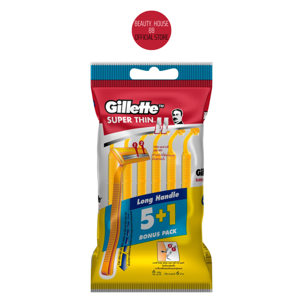 Dao Cạo Râu Gillette Gói 5+1 Tacoshop