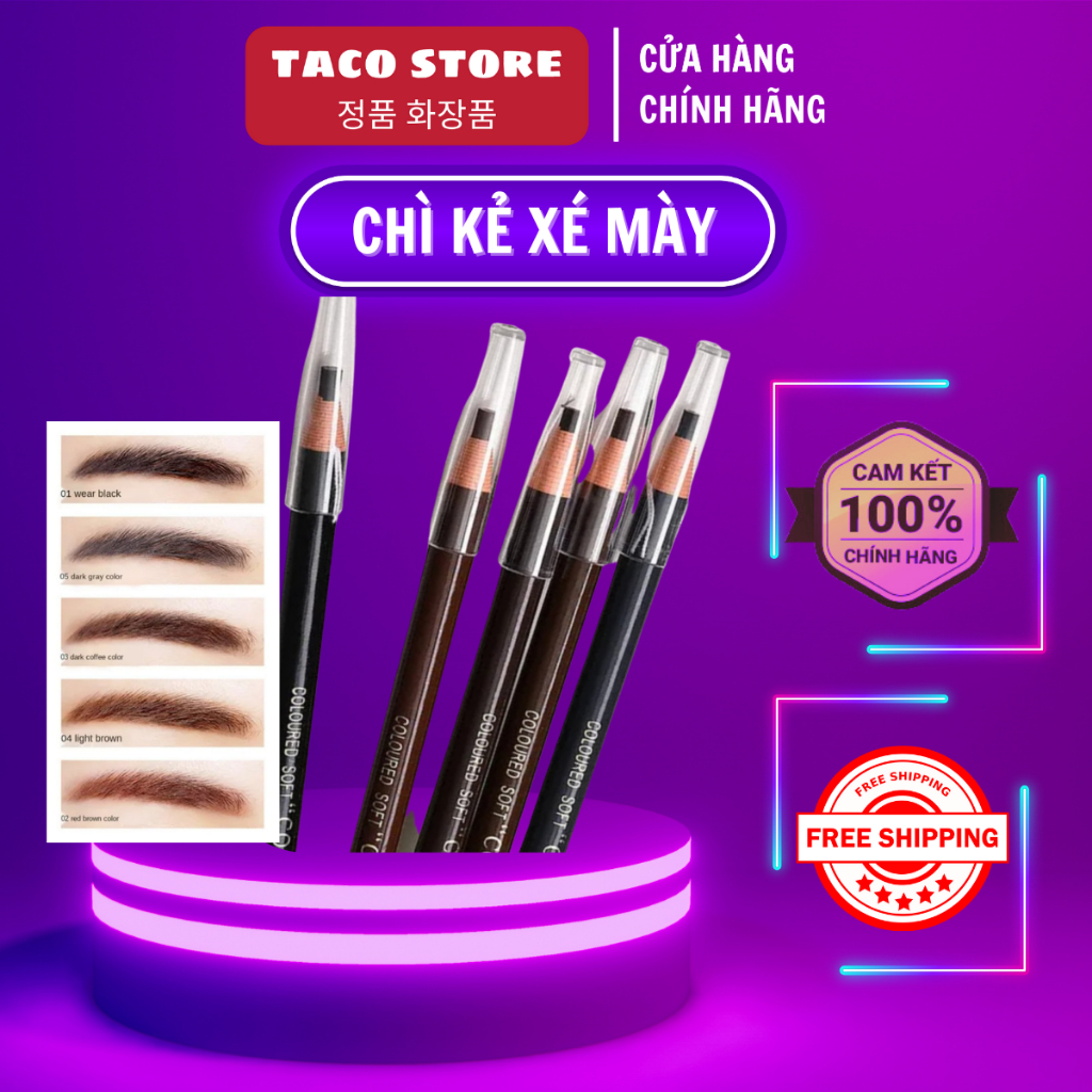 Chì Xé Kẻ Mày Cosmetics Arts Chống Trôi