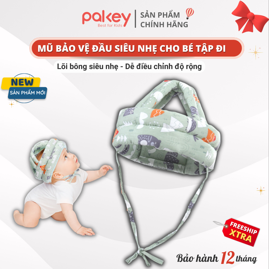 Mũ Bảo Vệ Đầu Cho Bé Tập Đi Siêu Nhẹ