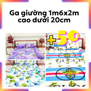Ga giường thun lạnh 1m6x2m ga nệm