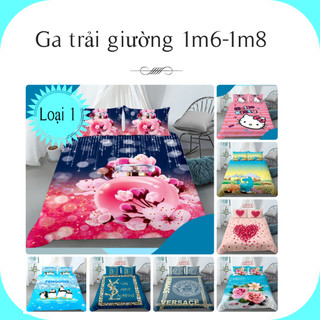 Ga giường thun lạnh đủ 1m6 1m8 ga nệm