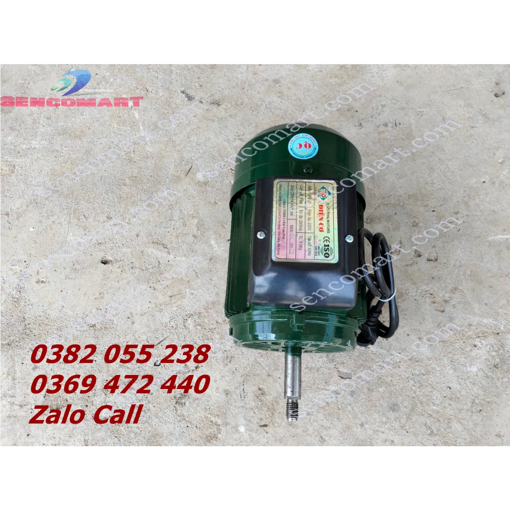 Mô tơ chạy điện 220v 750w vòng quay 2900v/p, lõi đồng