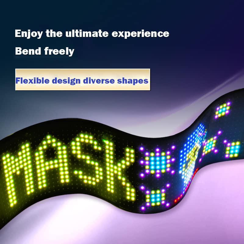 Màn hình LED dạng dẻo trên Ô Tô LED Matrix RGB Car - điều khiển qua APP ☘️AsiaMart88 ☘️